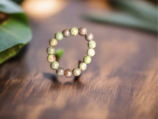 Dragon Blood Stone Stretch Ring