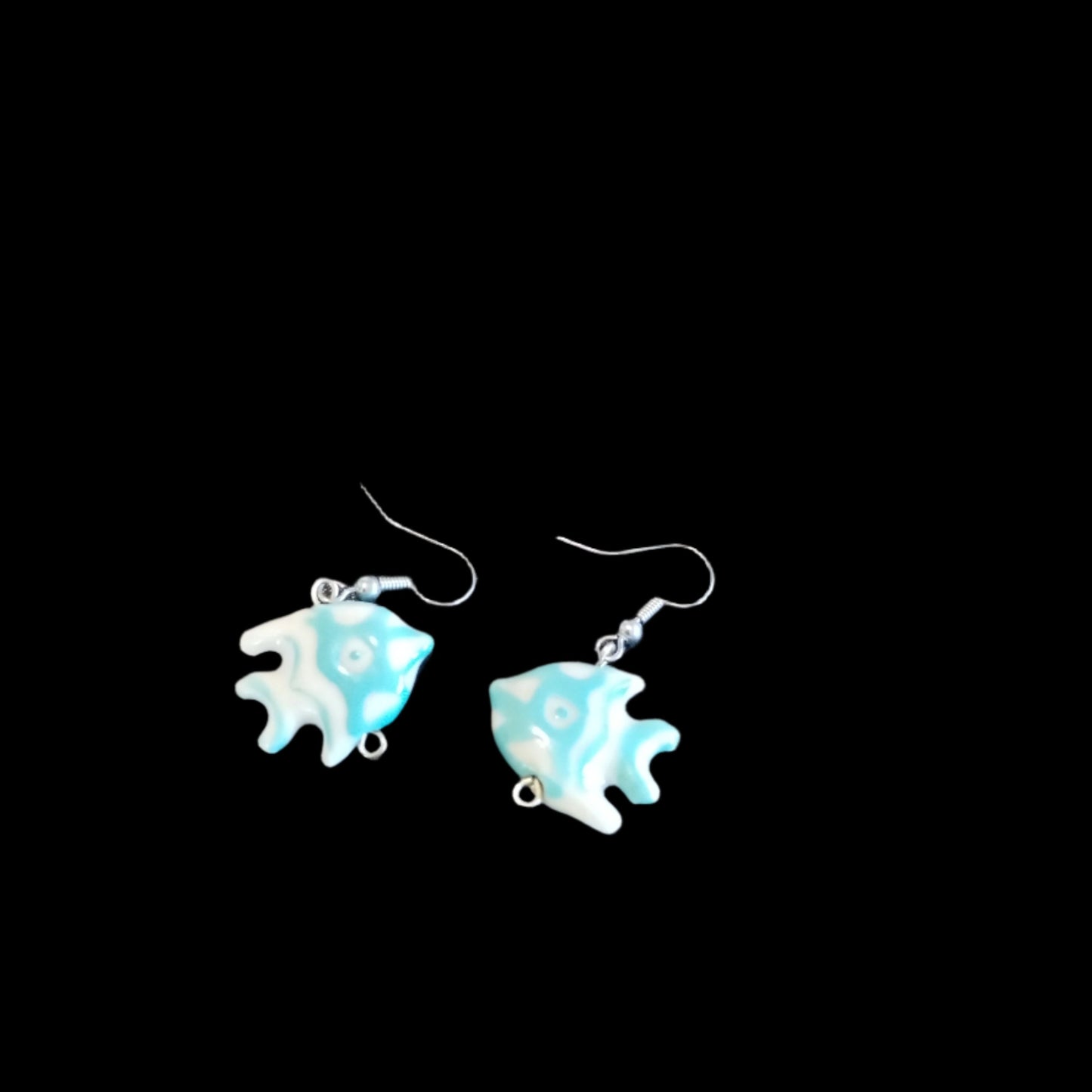 Ceramic Fish Earrings