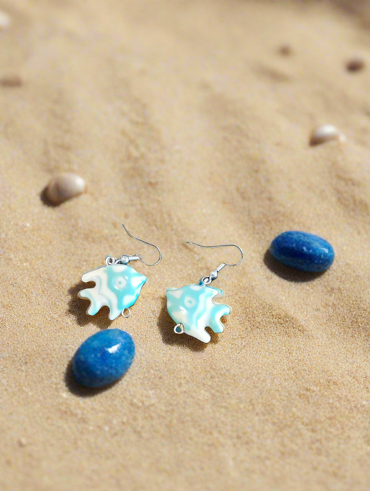 Ceramic Fish Earrings