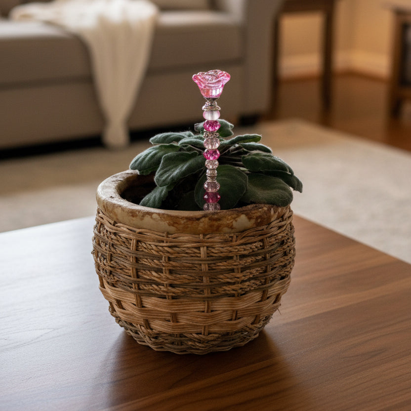 Pink Fairy Wand Garden Stake