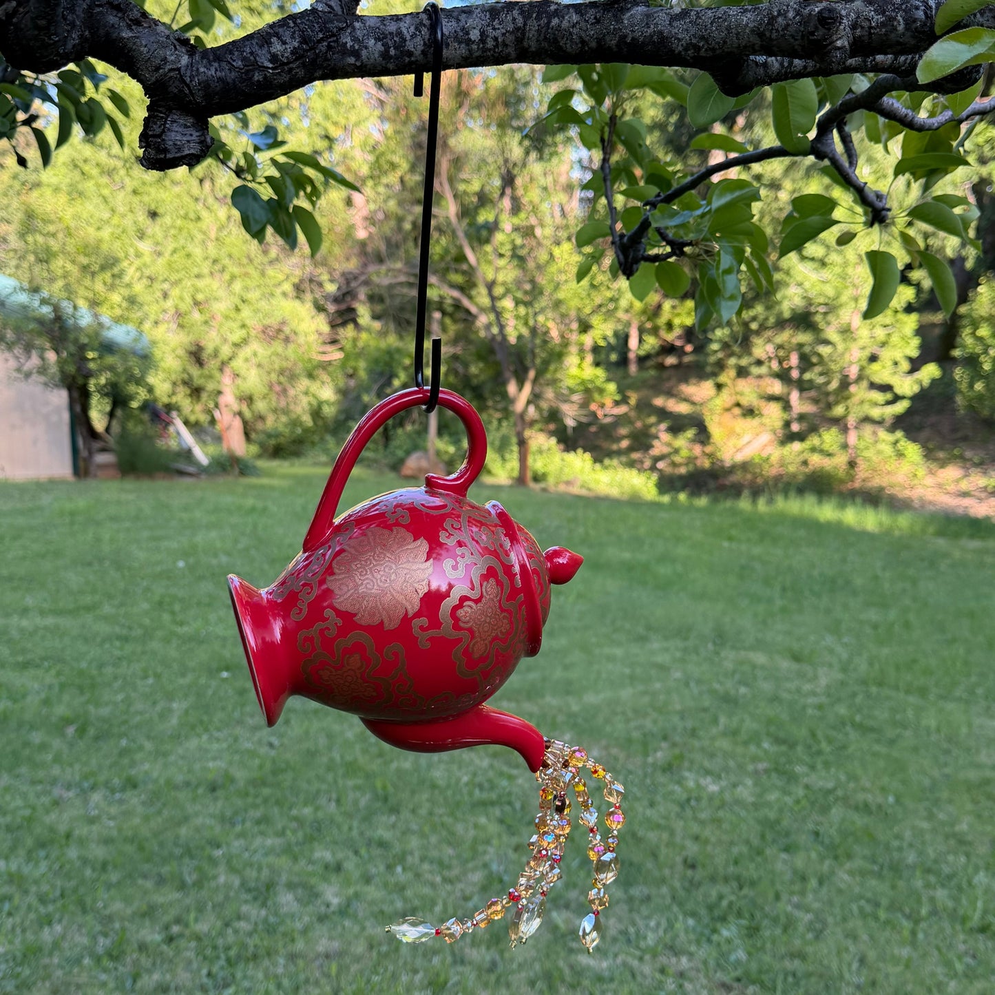 Crystal Pouring Teapot – Red & Gold Pottery Barn Design