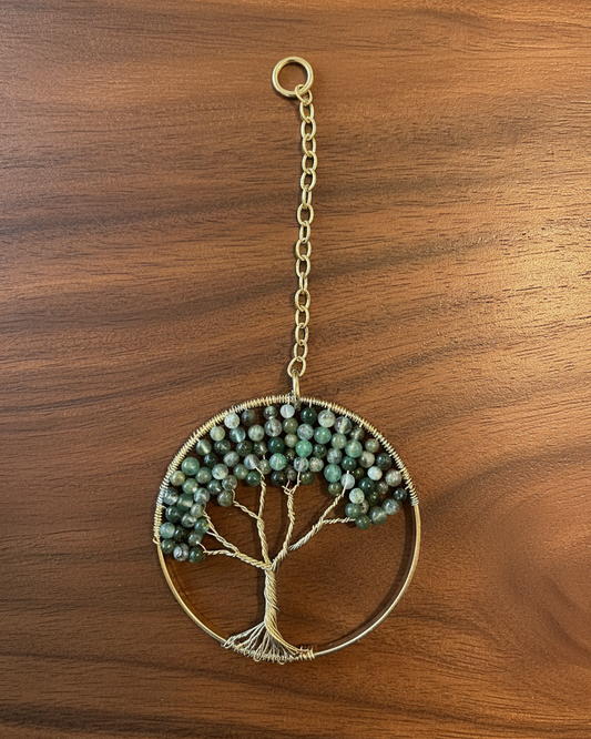 Fancy Jasper Tree of Life – 3-Inch Window or Wall Hanging