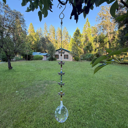 Dragonfly Suncatcher With 40mm Prism