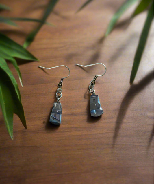 Blue Bead Earrings