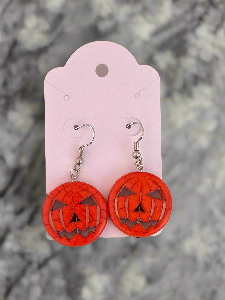 Halloween Pumpkin Earrings 🎃