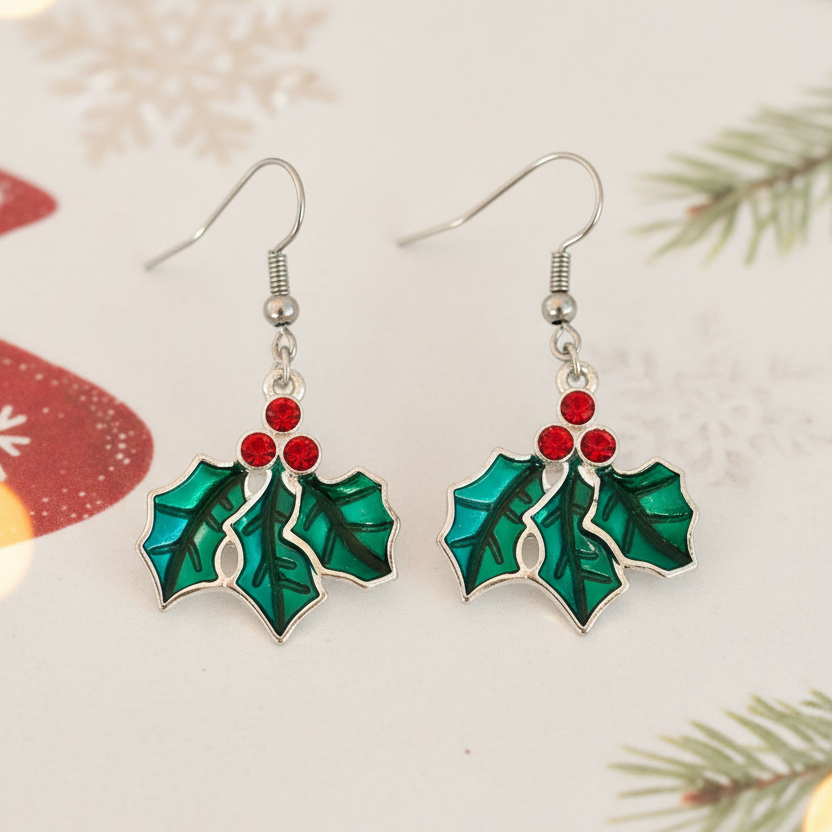 Mistletoe Earrings