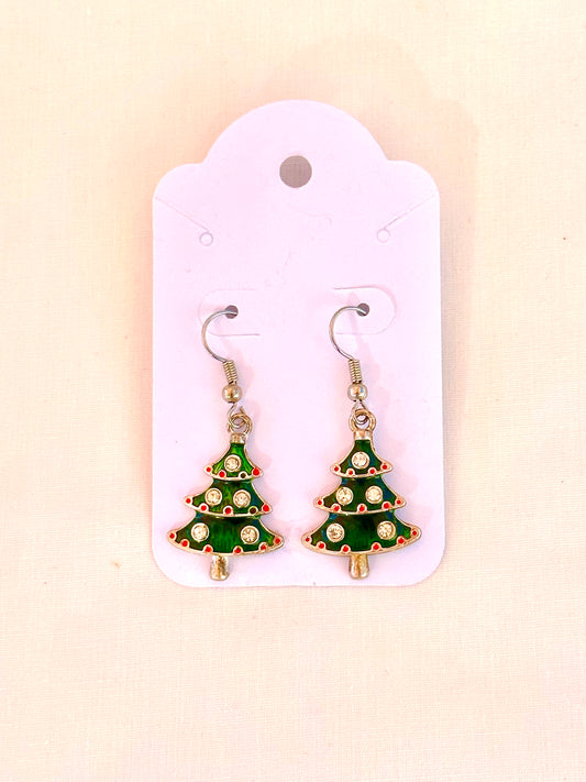 Christmas Tree Earrings