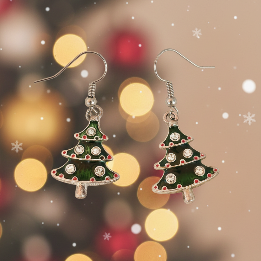 Christmas Tree Earrings