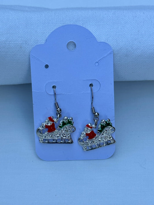 Santa Earrings