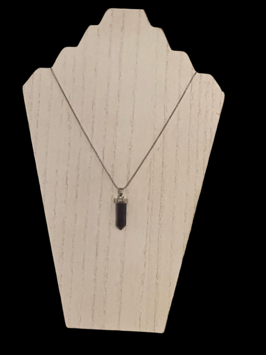 Amethyst Point Pendant Necklace