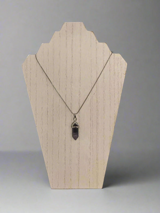 Amethyst Point Pendant Necklace