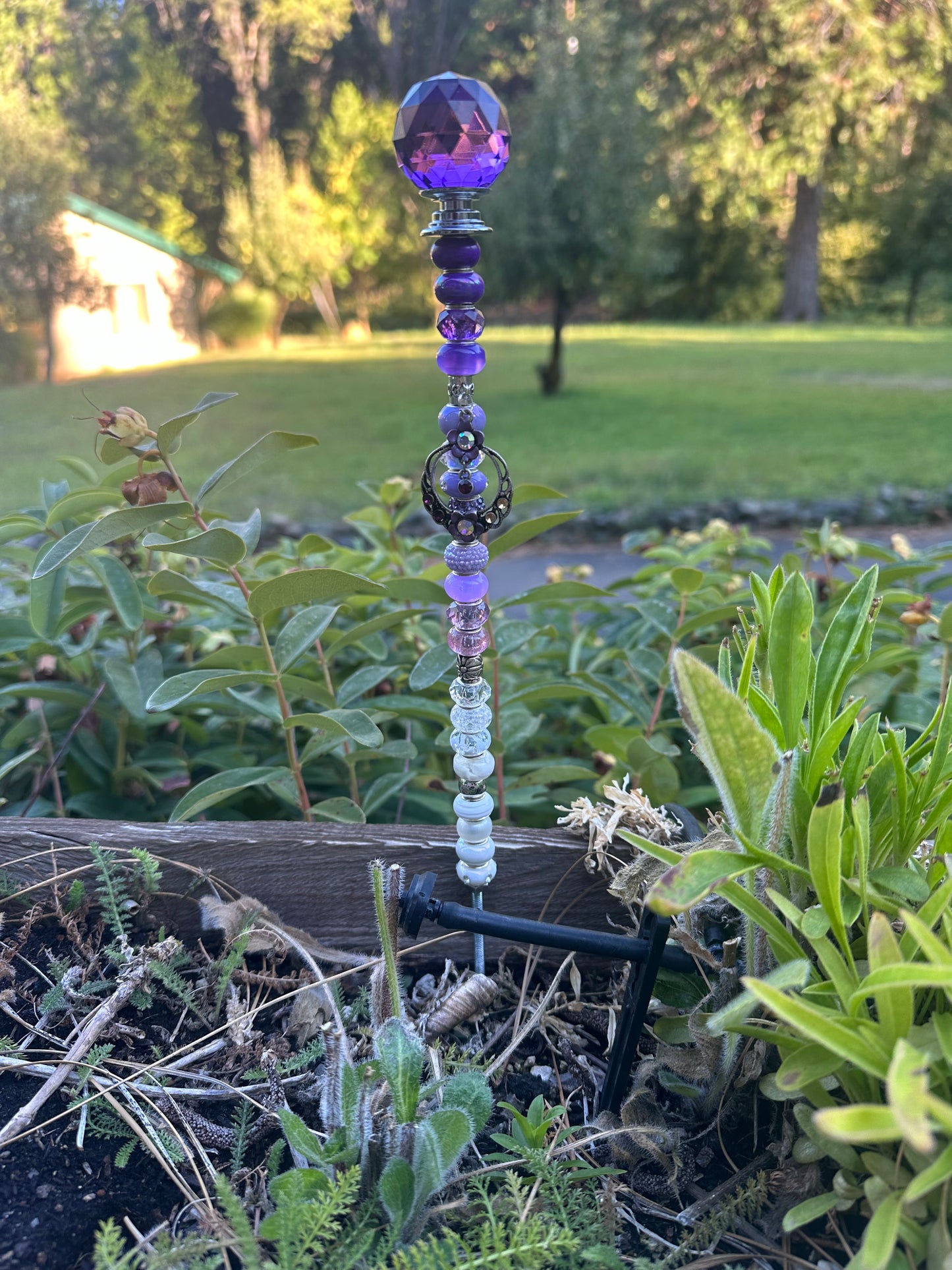 Fairy Stick in Ombre Shades of Purple and White