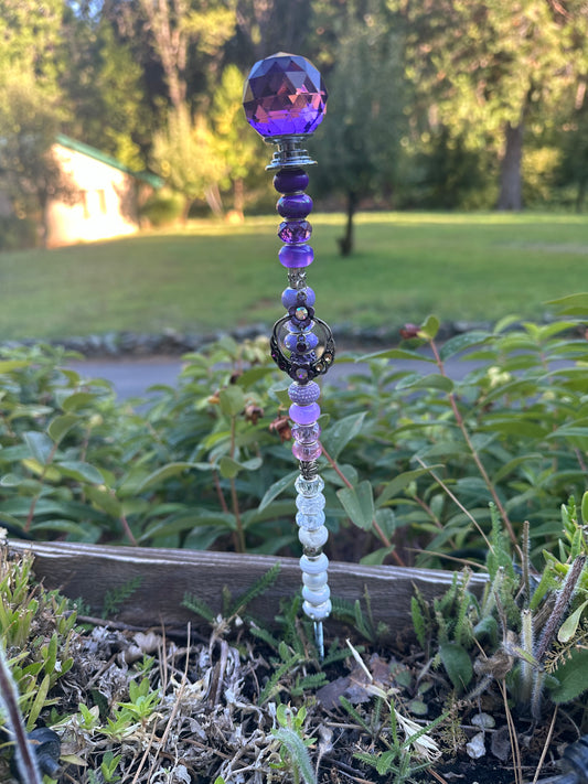 Fairy Stick in Ombre Shades of Purple and White