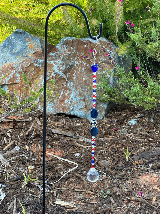 Red, White and Blue Soccer Suncatcher ⚽⚽⚽