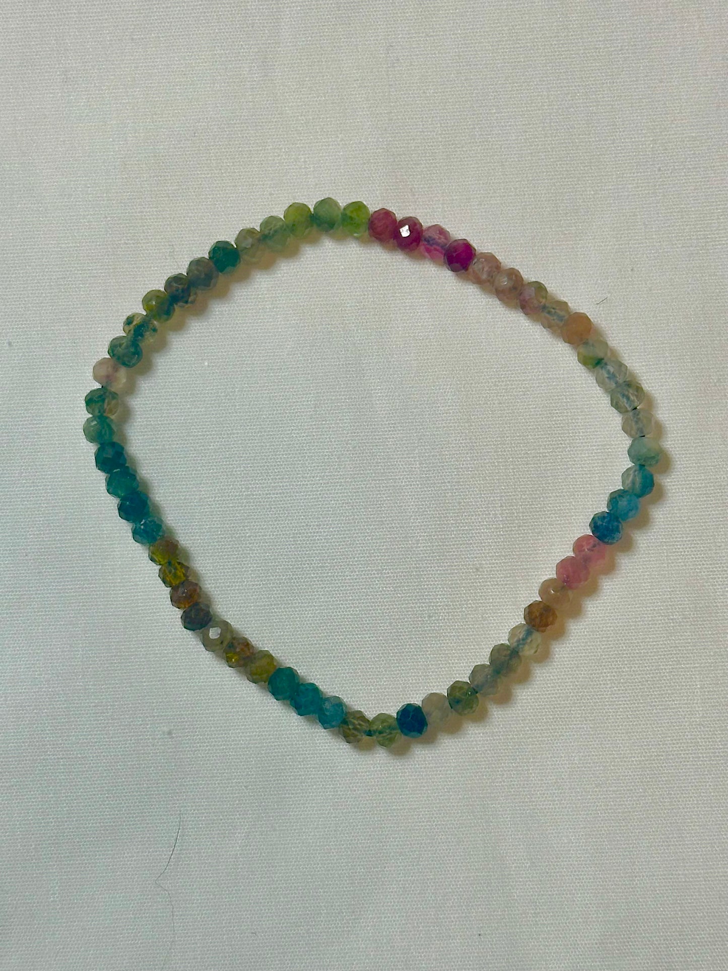 Watermelon Tourmaline Bracelet