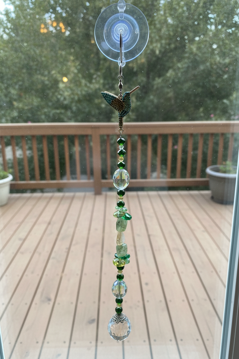 Jeweled Hummingbird Suncatcher