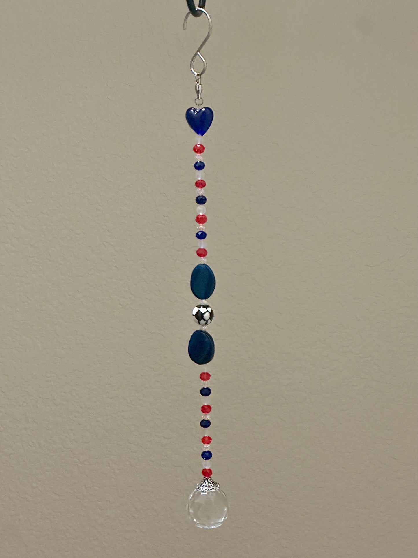 Red, White and Blue Soccer Suncatcher ⚽⚽⚽