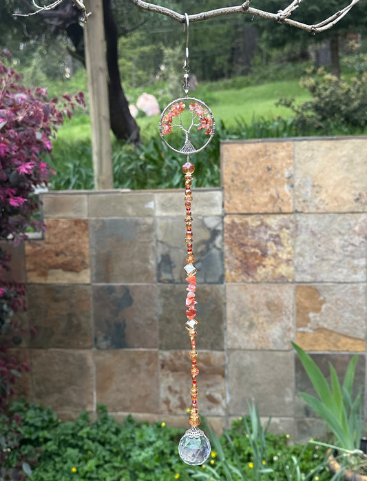 Amber Agate Agate Tree of Life