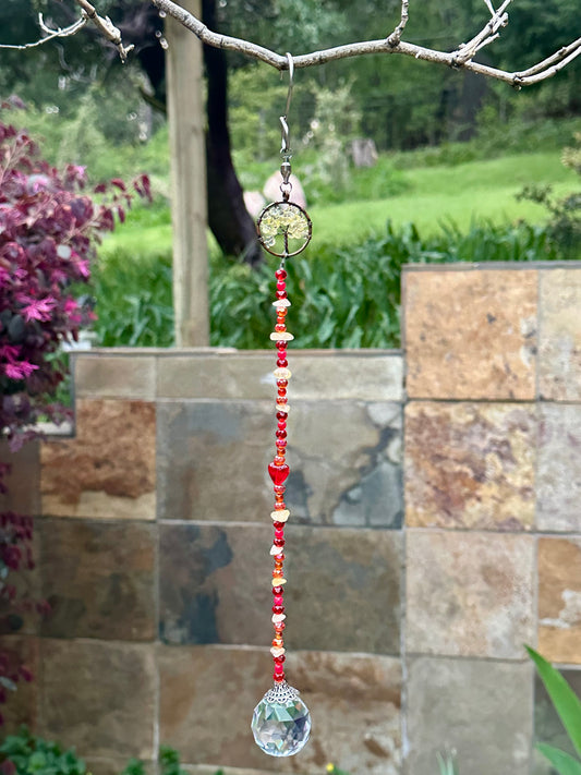 Citrine Tree of Life Suncatcher