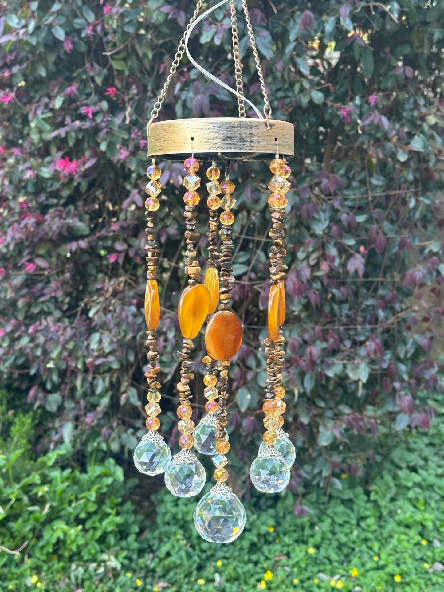 Solar Moon Suncatcher Mobile