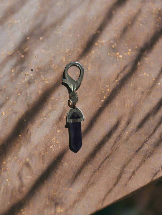 Amethyst Point Purse/Bag Charm