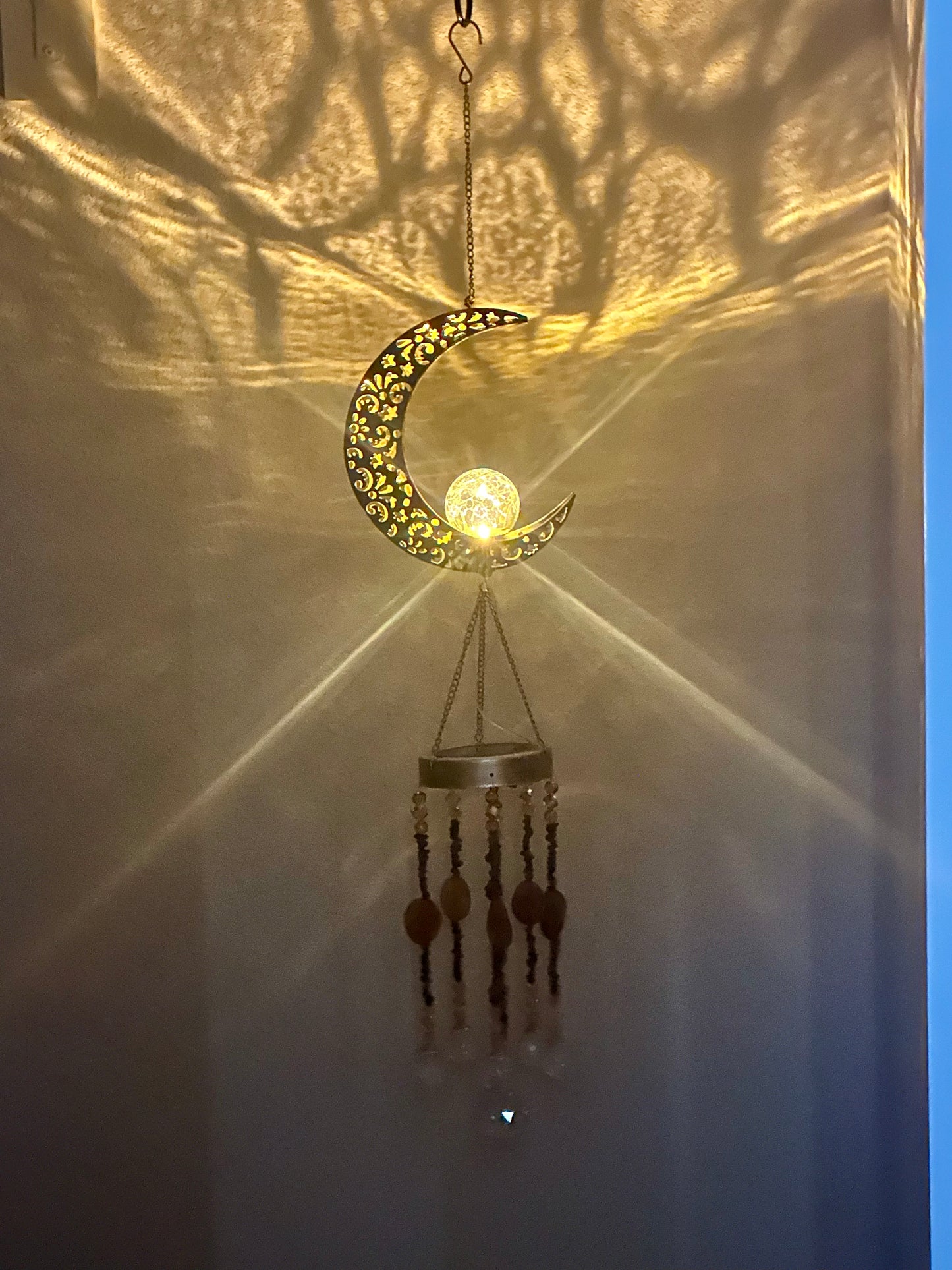 Solar Moon Suncatcher Mobile