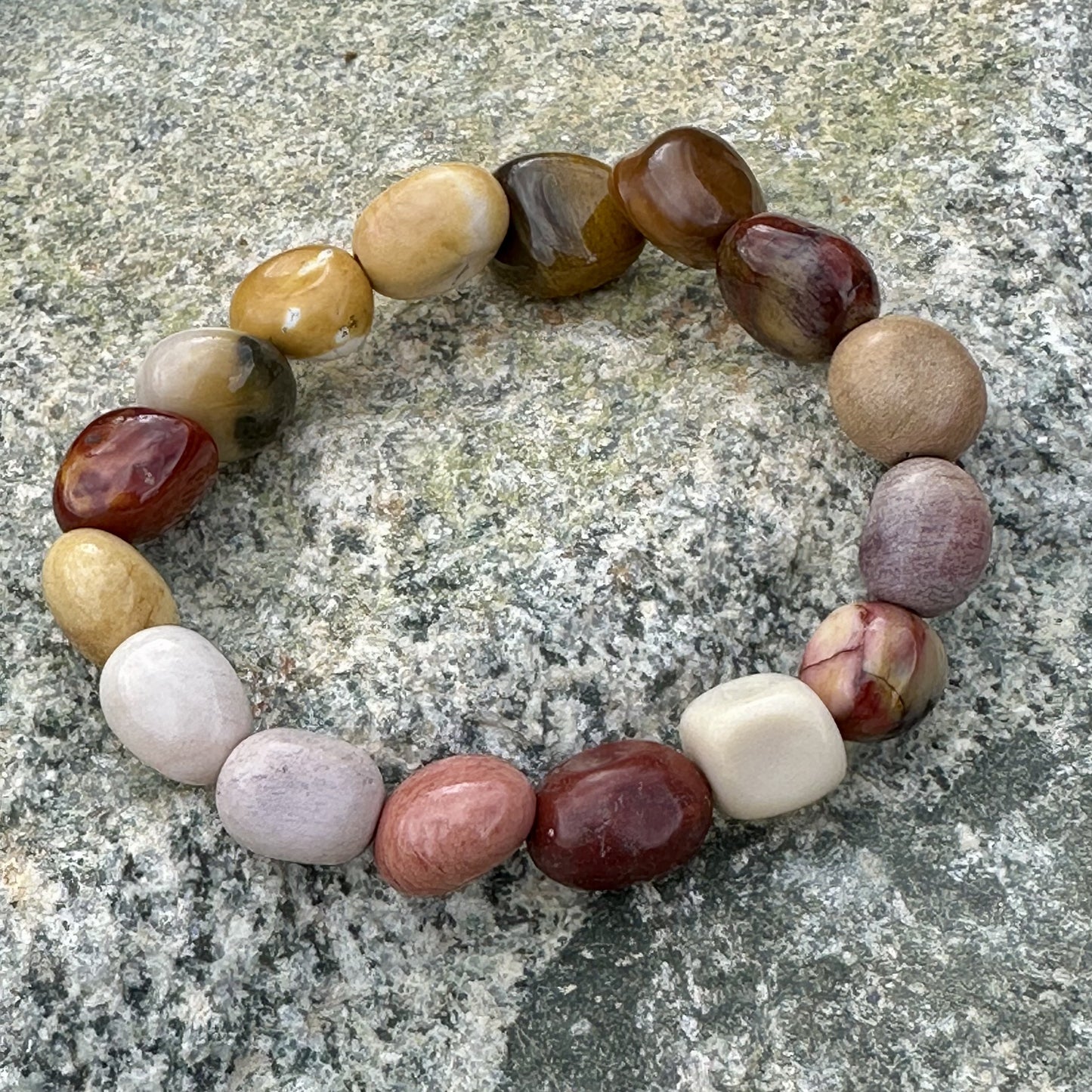 Mookaite Chunk Bead Bracelet