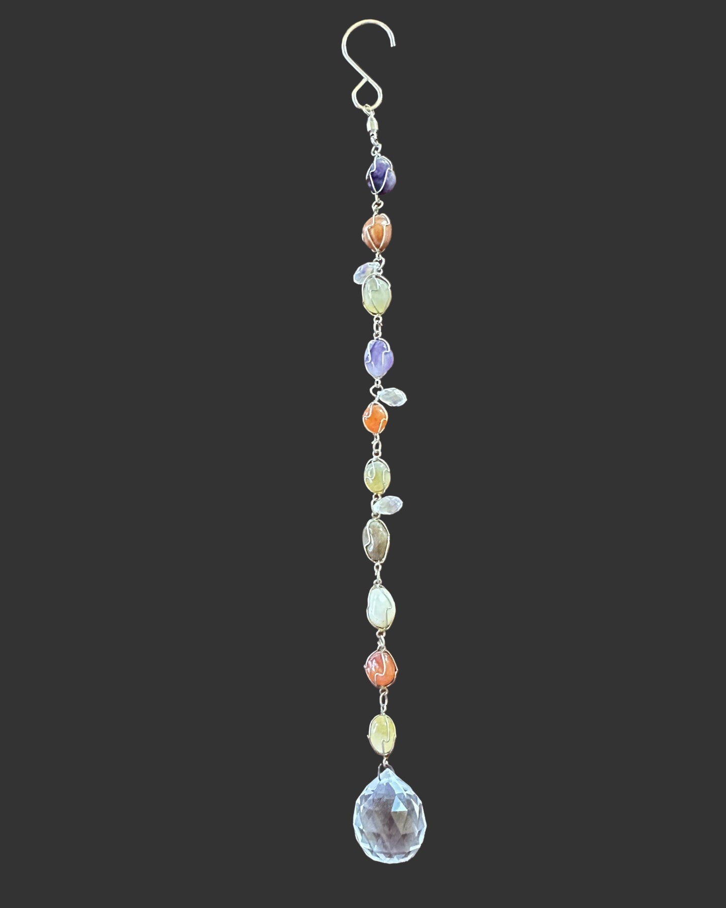 Wire Wrapped Multi-Stone Suncatcher