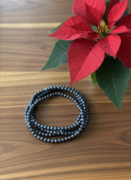 Navy Blue Stackable Bracelets