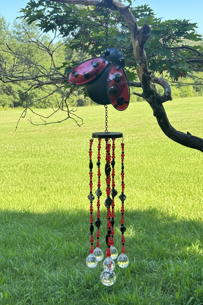 Ladybug Suncatcher Mobile