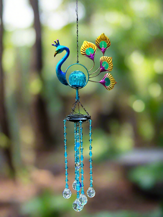 Peacock Suncatcher Mobile