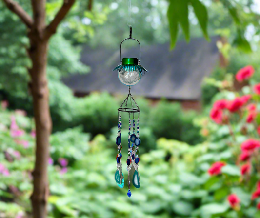 Solar Flower Suncatcher Mobile