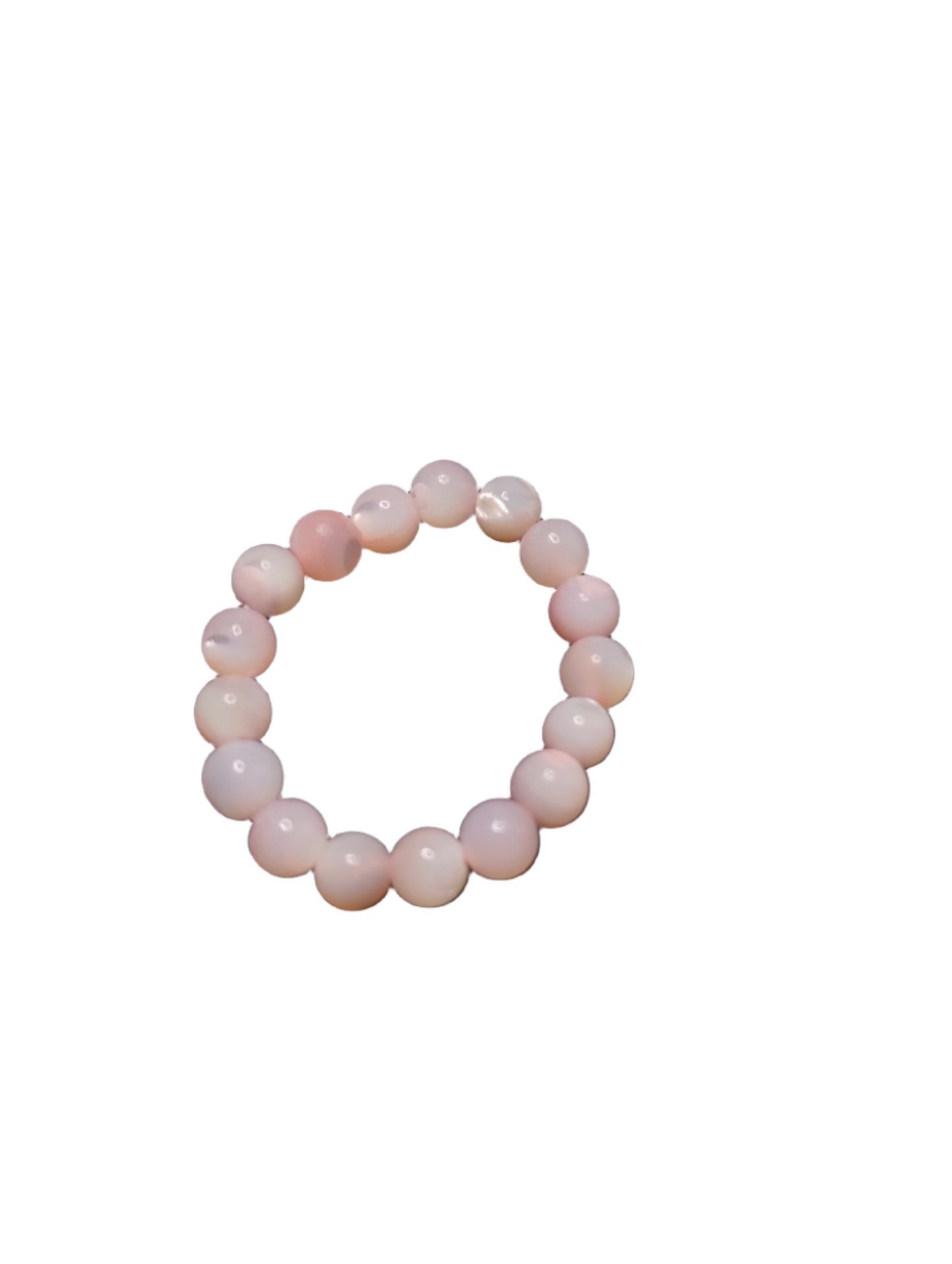 Pink Mother of Pearl Stretch Ring