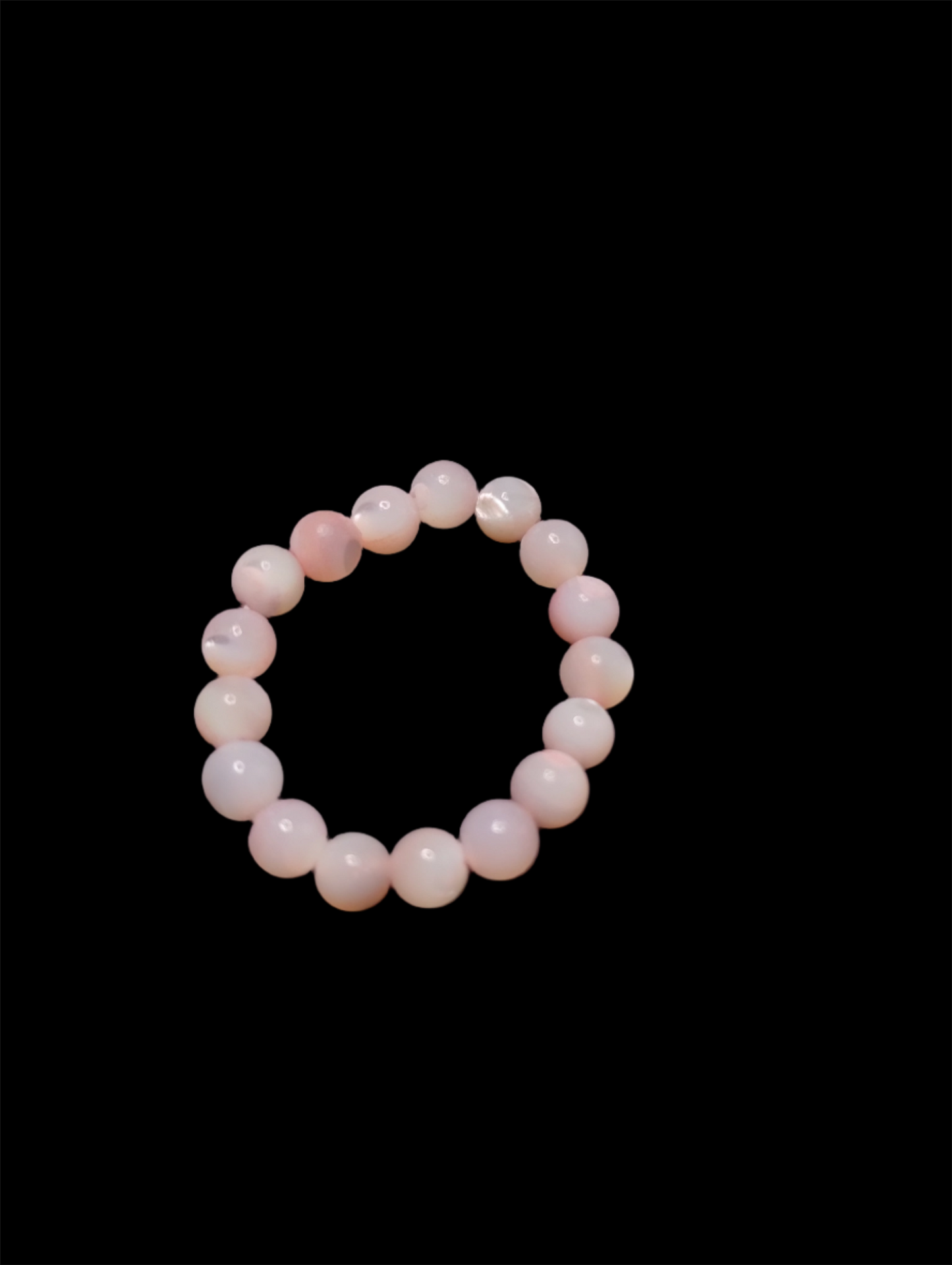 Pink Mother of Pearl Stretch Ring