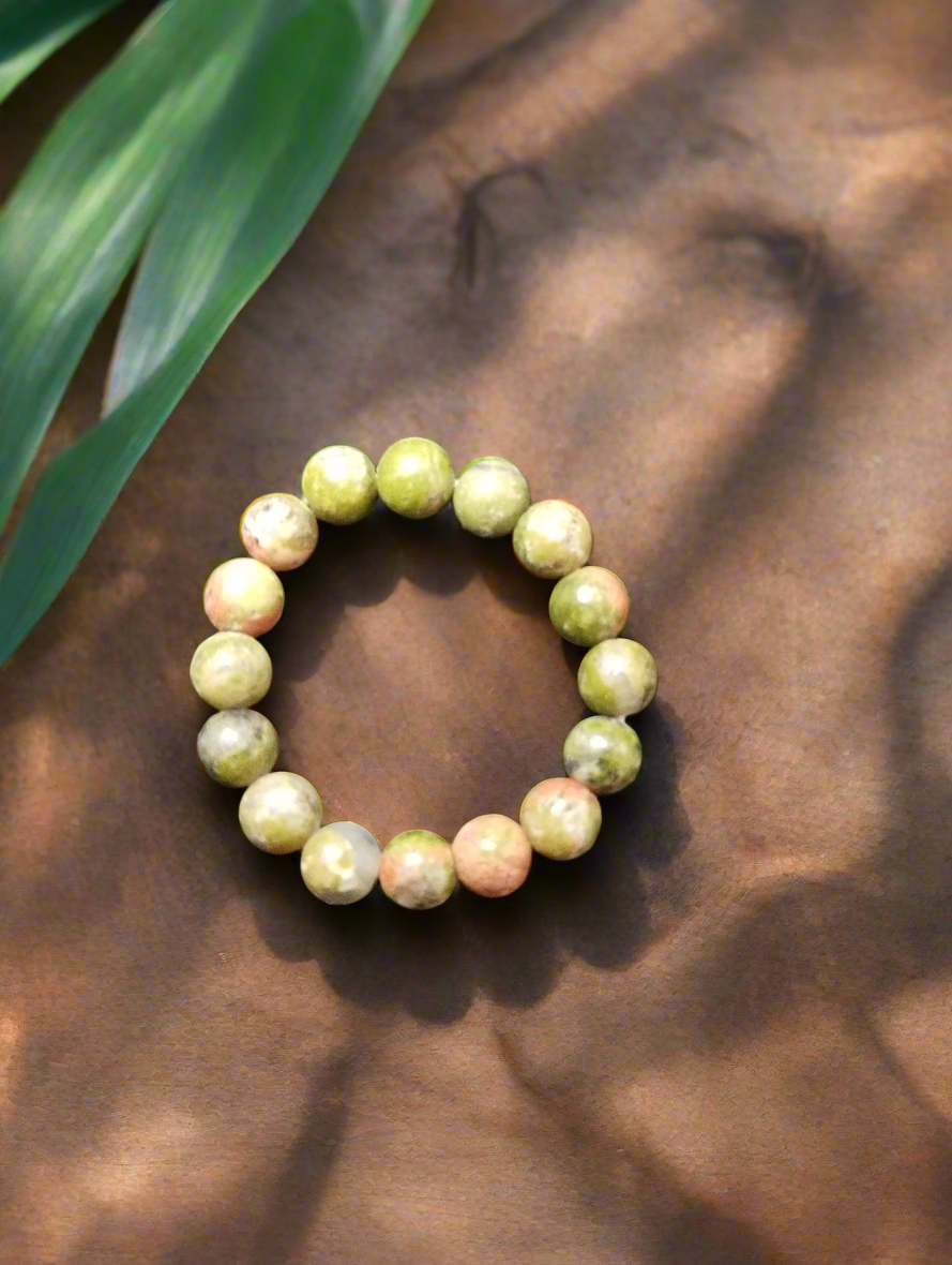 Unakite Stretch Ring