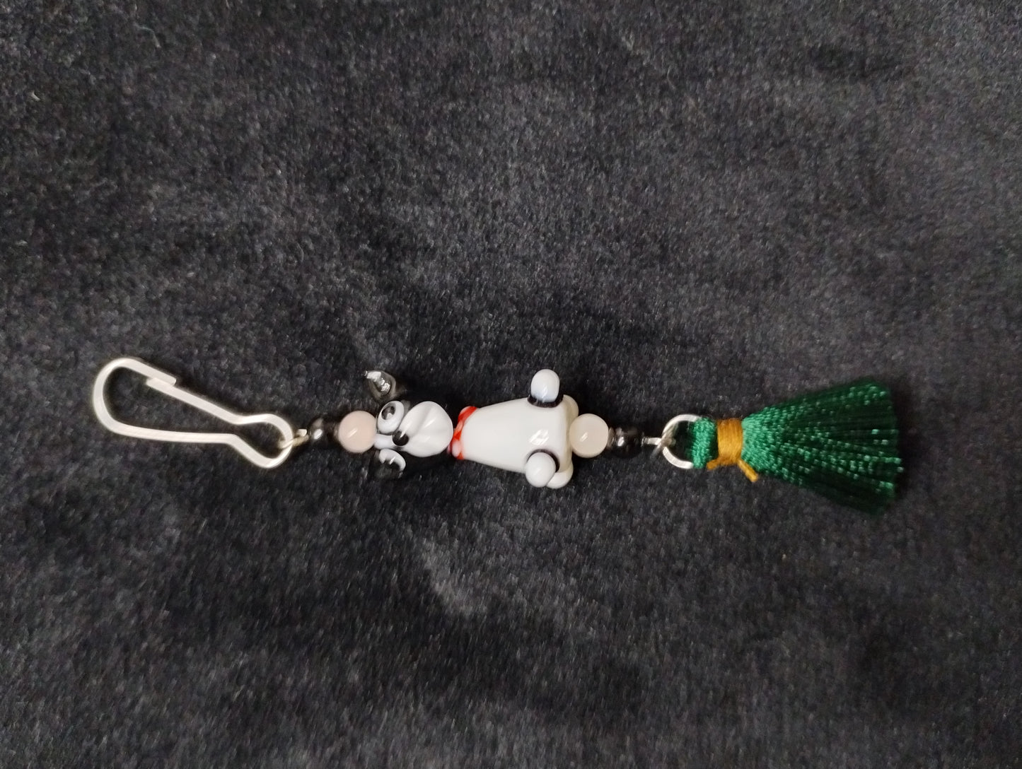 Purse/Backpack Charm With Dog  Charm