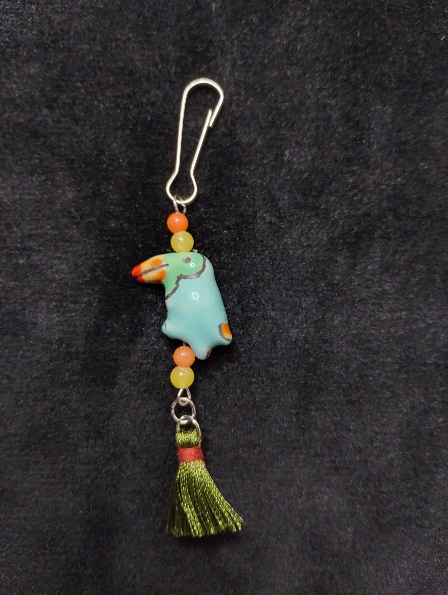 Purse/Backpack Charm With Toucan