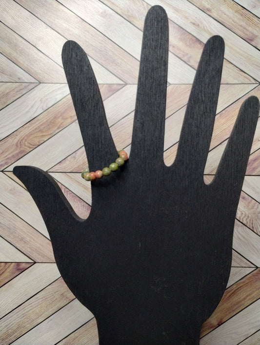 Unakite Stretch Ring