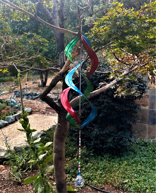 Metal Wind Spinner Suncatcher