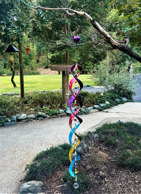 Metal Wind Spinner Suncatcher