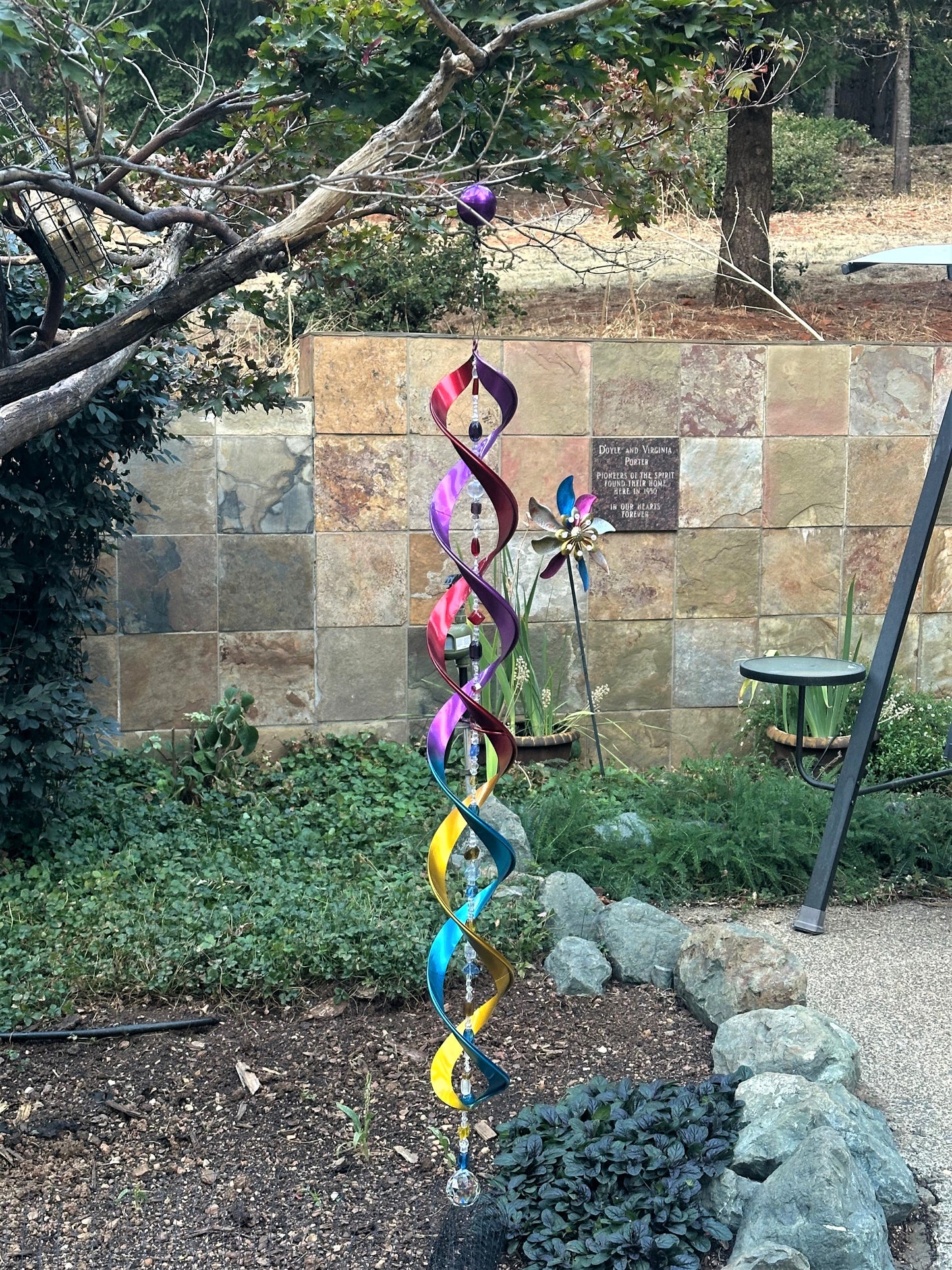 Metal Wind Spinner Suncatcher